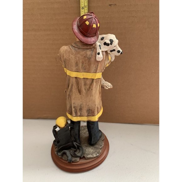 Red Hats of Courage "Thank You Boy" VANMARK Fireman and Dalmatian Figurine Ed.1 - Picture 5 of 6